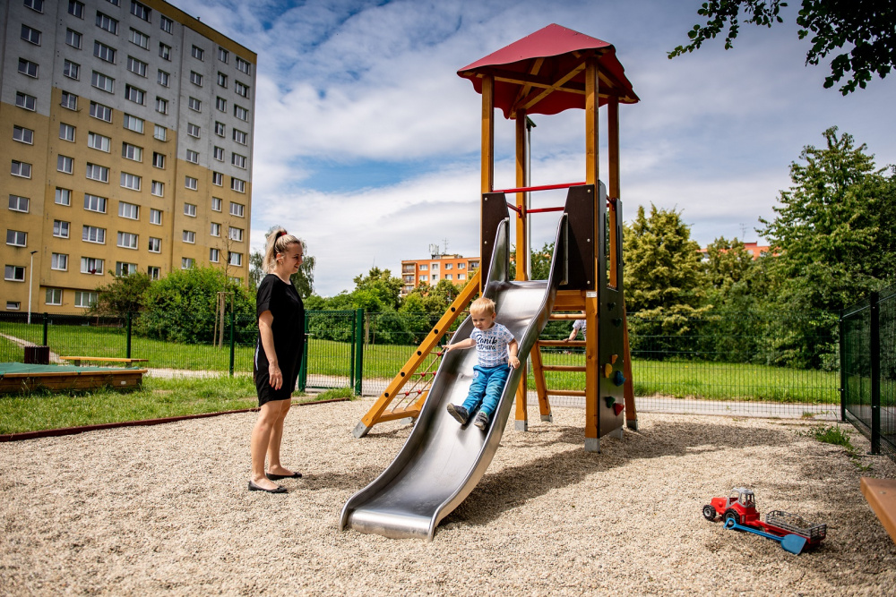 Dětské hřiště v Dolíku